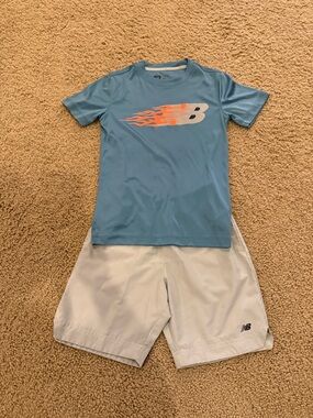 New balance boys shirt and short set